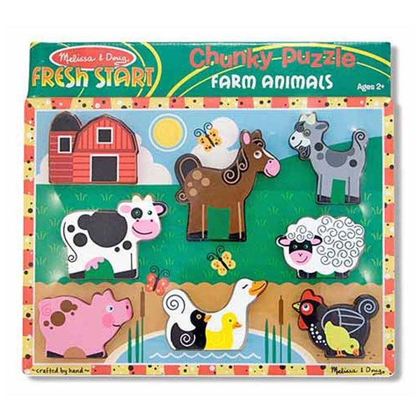 Farm Chunky Puzzle Toys Melissa & Doug 