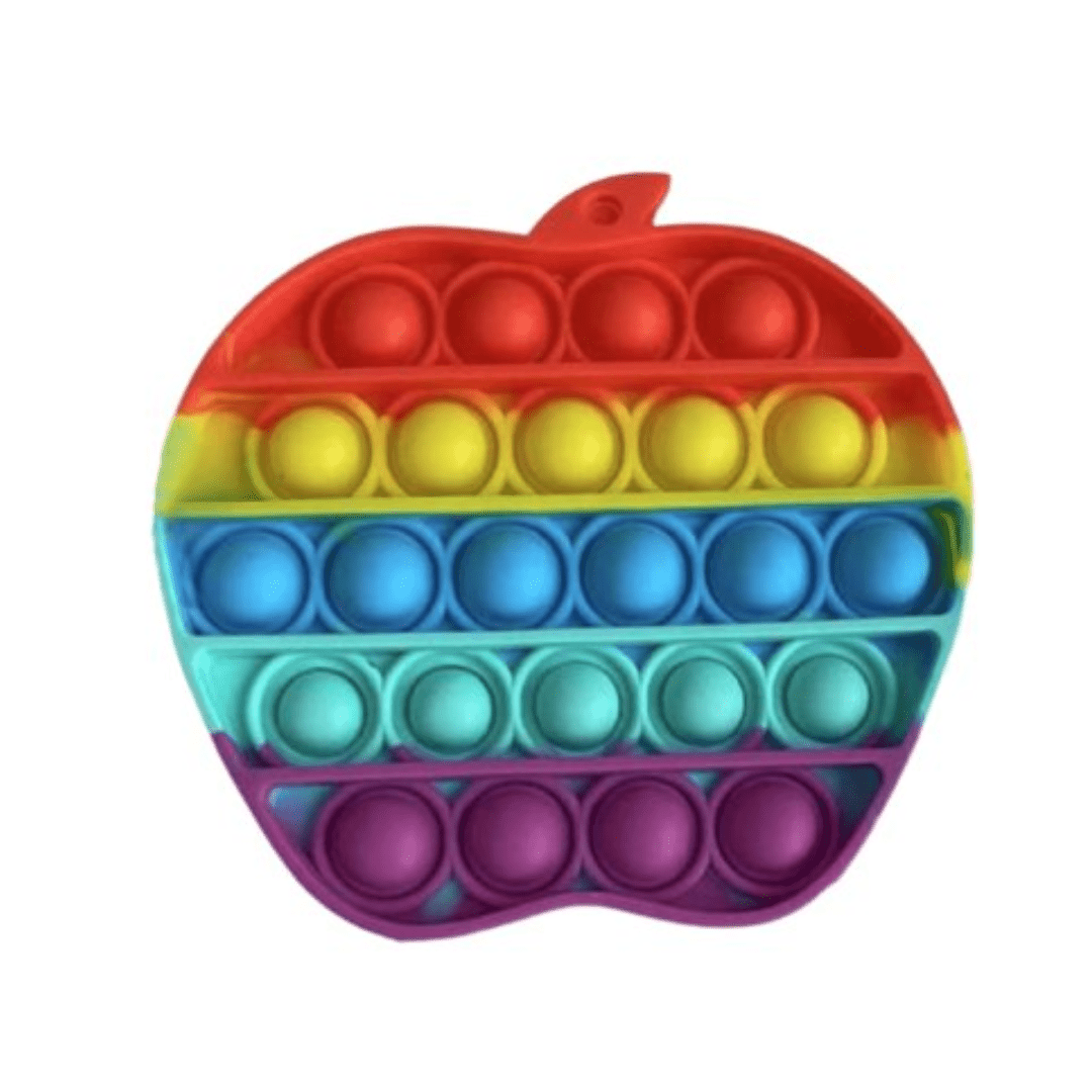 Fidget Pop It - Rainbow Apple Toys Not specified 