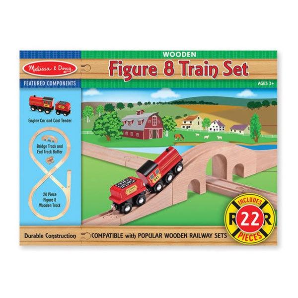 Figure 8 Train Set Toys Melissa & Doug 