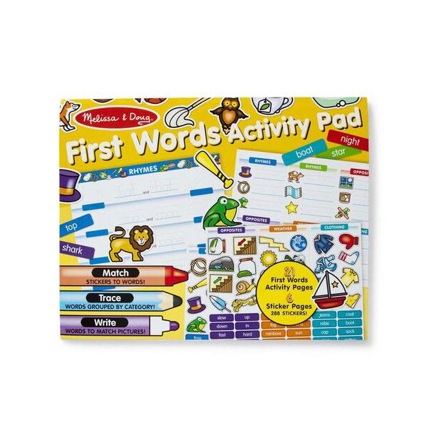 First Words Activity Pad Toys Melissa & Doug 