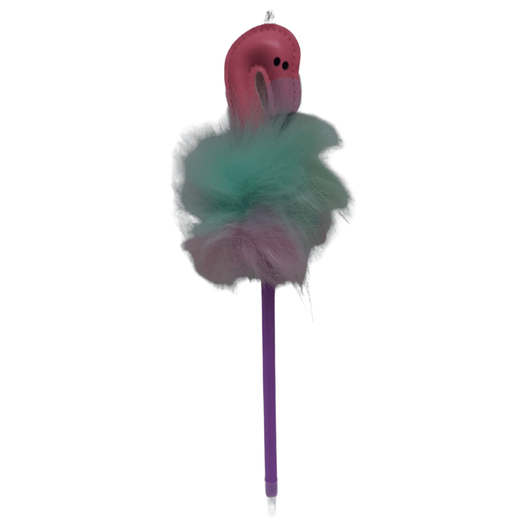 Flamingo Fur Pen Stationery Not specified 