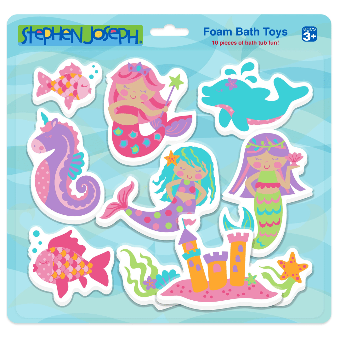 Foam Bath Toy Mermaid Toys Stephen Joseph 