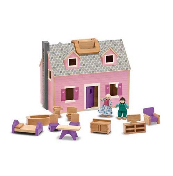 Fold and Go Mini Dolls House Toys Melissa & Doug 