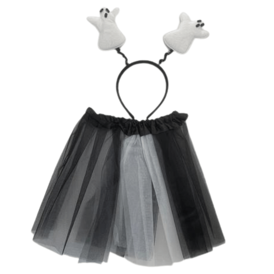 Ghost Headband and Tutu Set Halloween Not specified 
