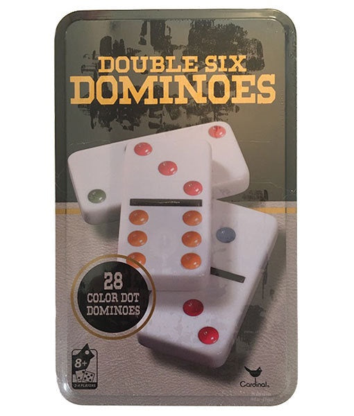 Giant Double Six Domino in Tin Toys Cardinal 