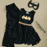 Girl Bat Superhero Outfit Dress Up Not specified 