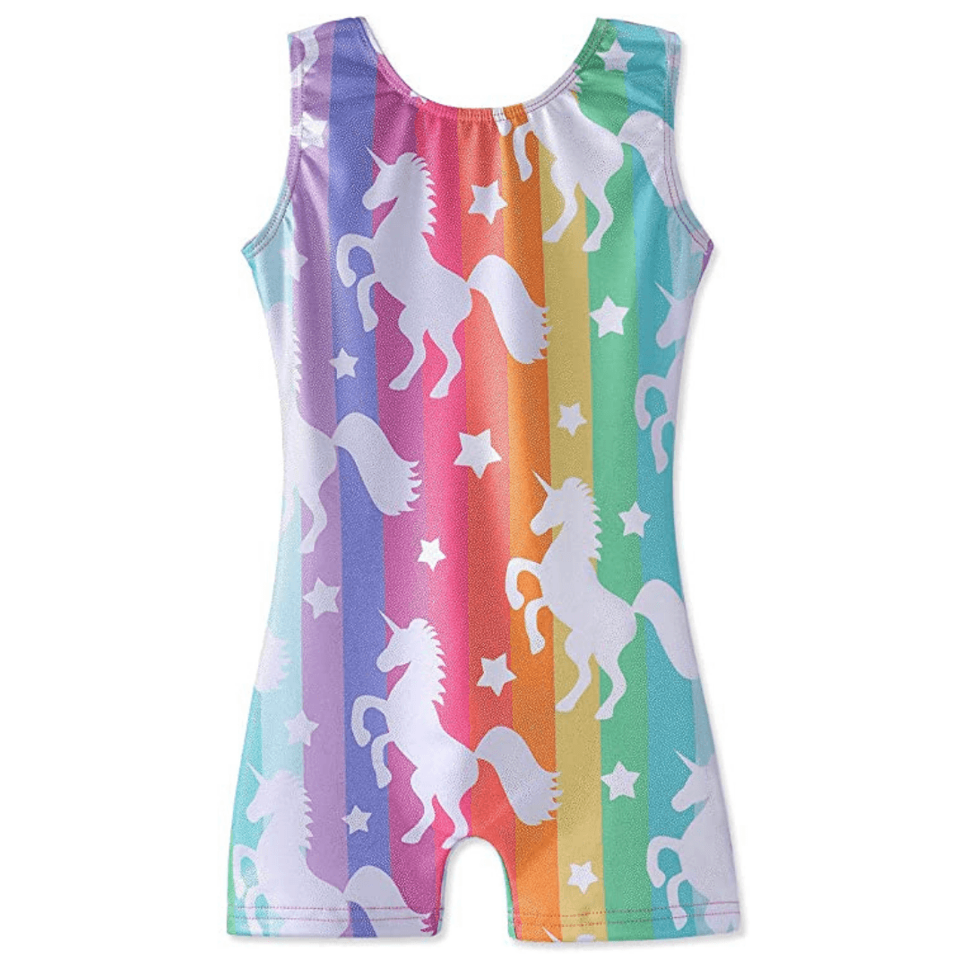 Glitter Unicorn Leotard with Shorts Ballet Not specified 