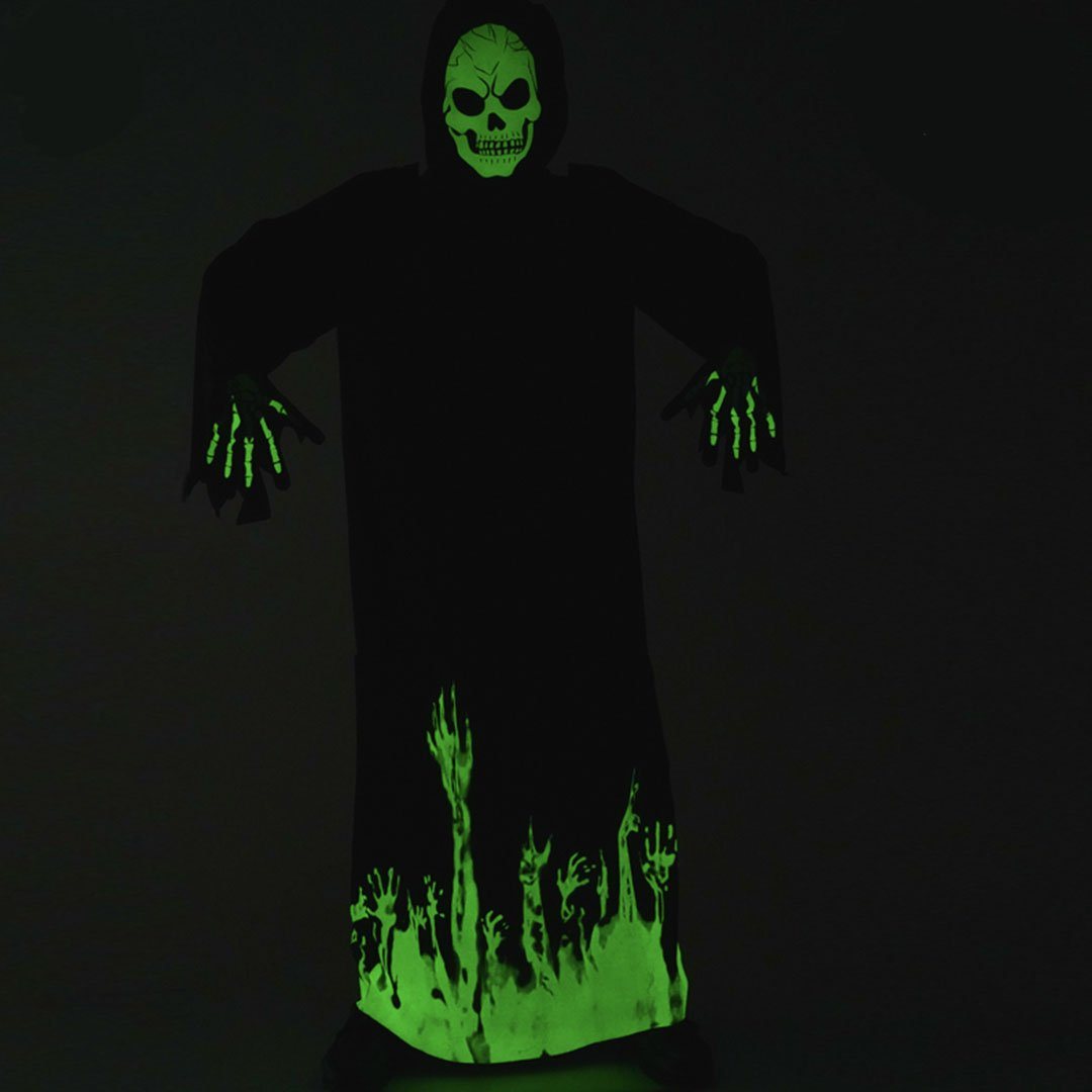 Glow in The Dark Grim Reaper Halloween Dress Up Not specified 