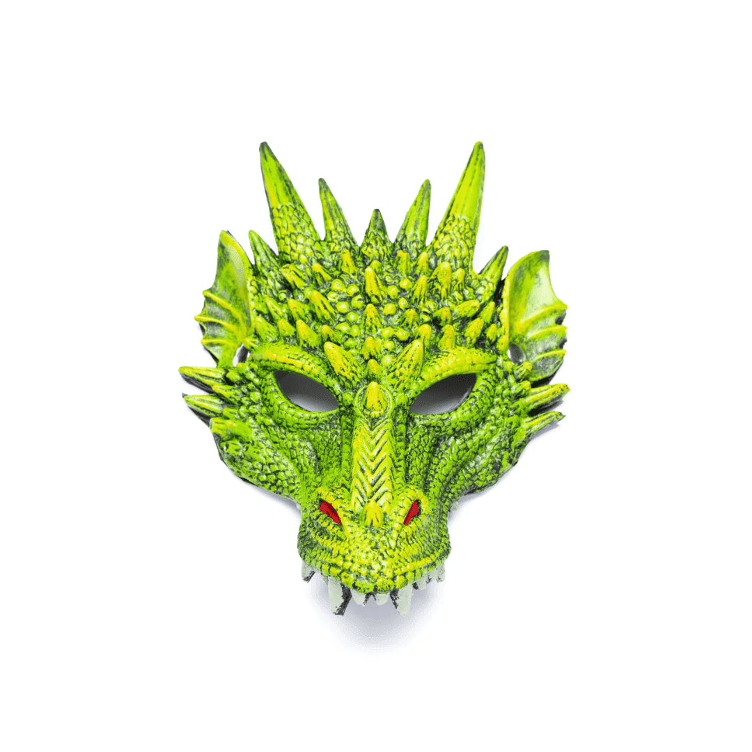 Green Dragon Mask Dress Up Not specified 