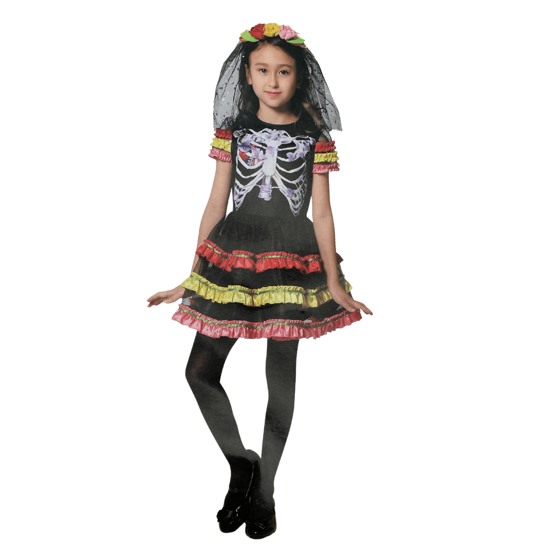 Halloween Day Of The Dead Girl Costume Halloween Not specified 