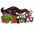 Halloween Deco Eva - Witch Boo to you Halloween Not specified 
