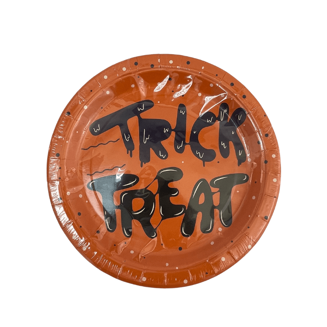 Halloween Paper Plate Trick Treat 10pc Halloween Not specified 