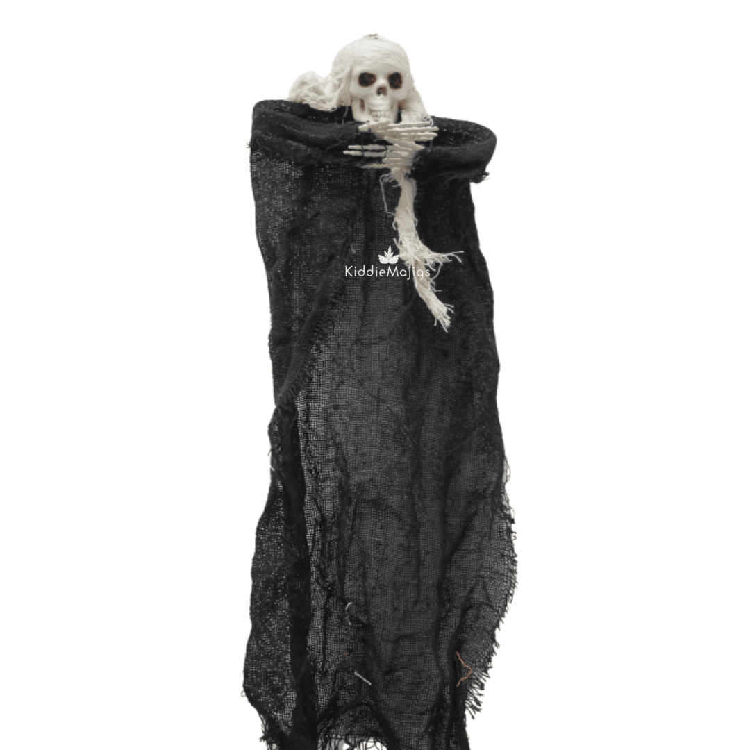 Hanging Ghost Skeleton - Black Halloween Not specified 