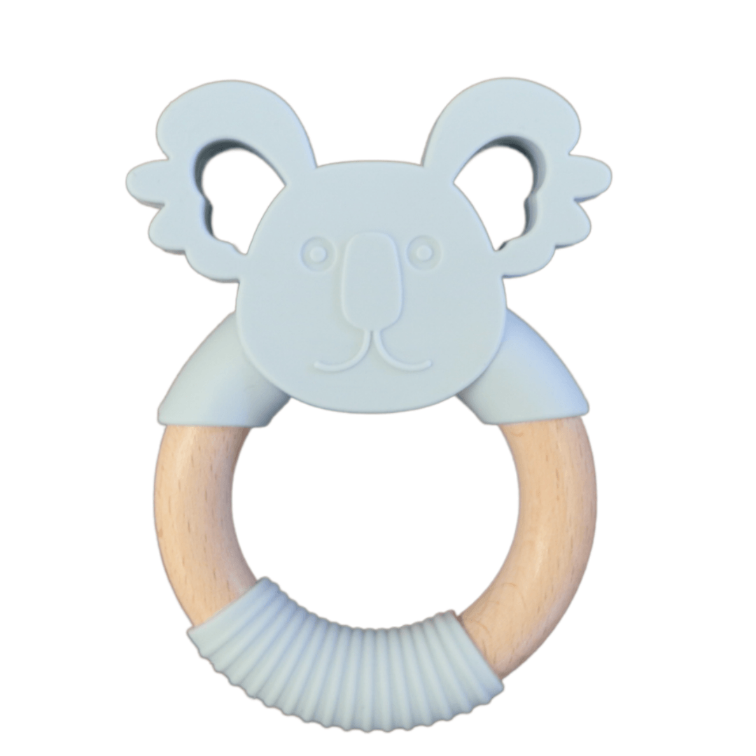 Jellies Koala Teether - Soft Grey Toys Jellystone Designs 