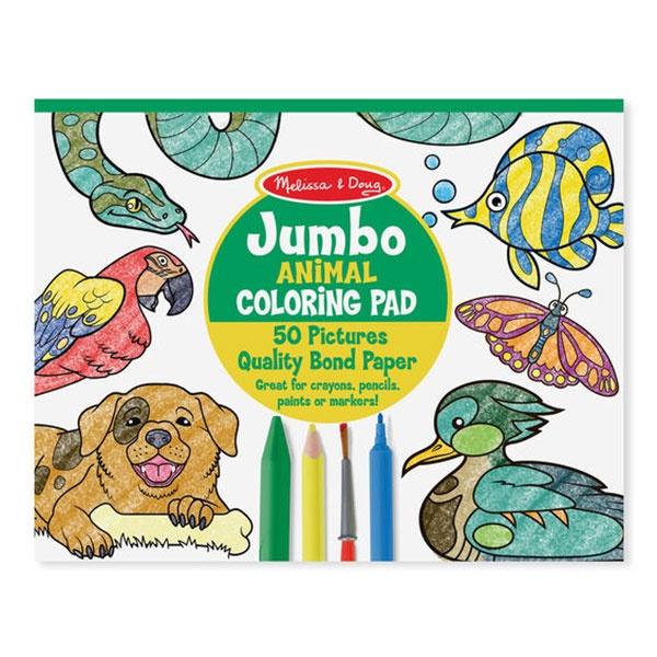 Jumbo Colouring Pad - Animals Toys Melissa & Doug 