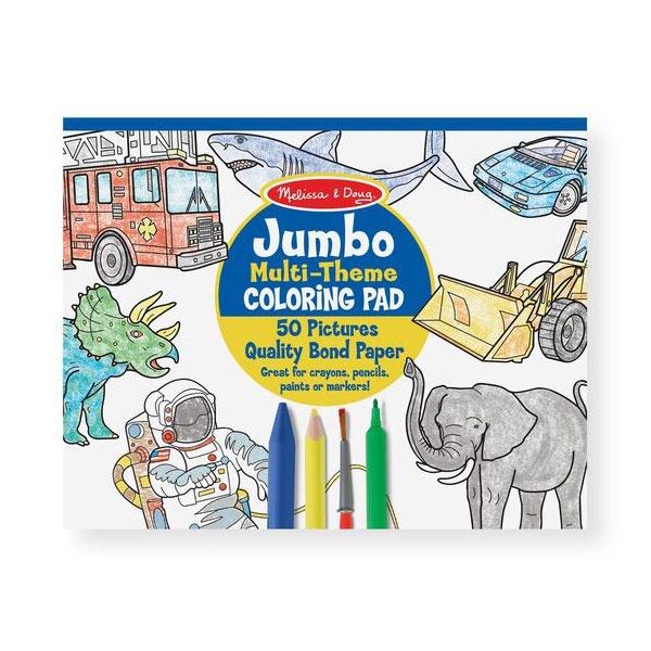 Jumbo Colouring Pad Blue Toys Melissa & Doug 