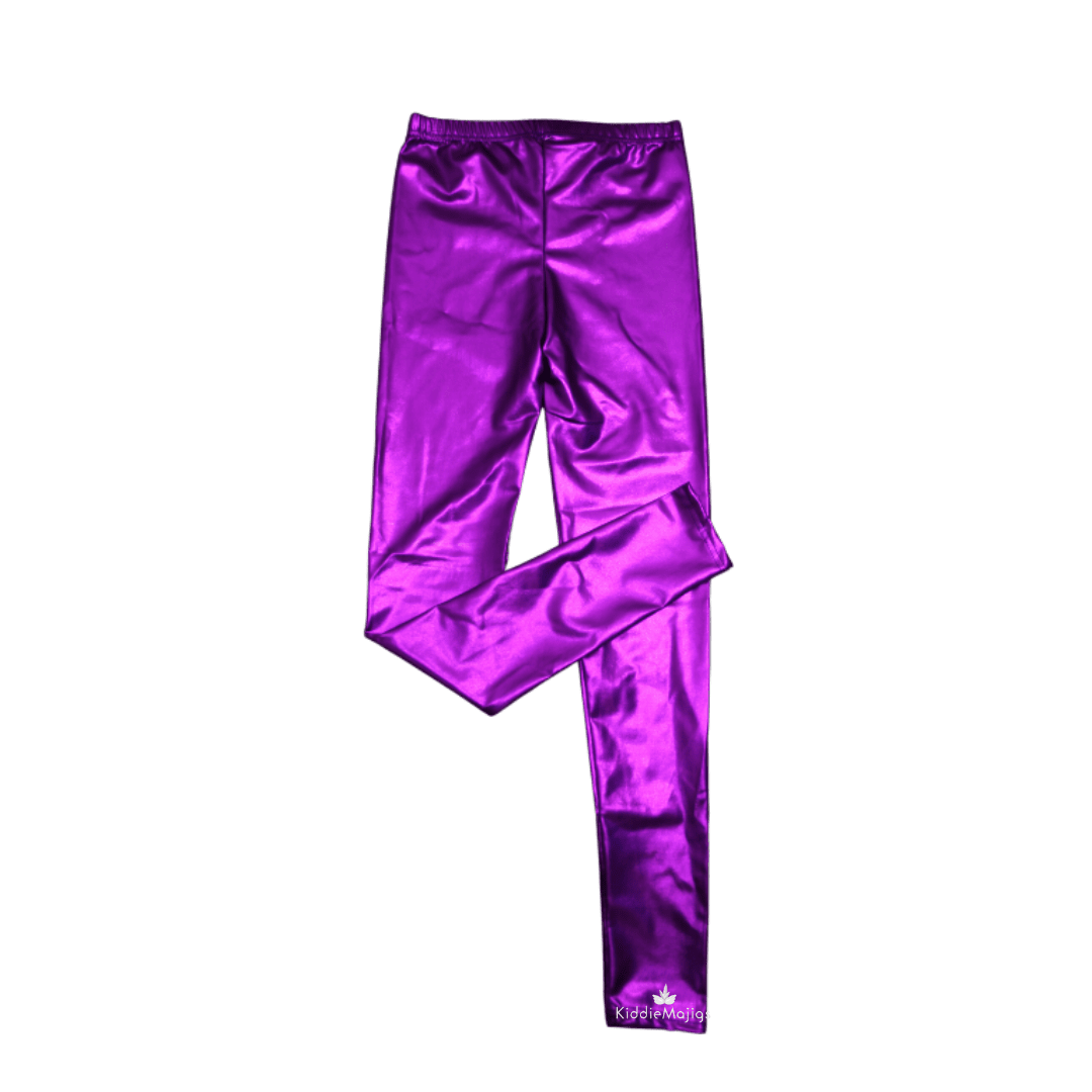 Leggings Shiney Purple 88cm Dress Up Not specified 
