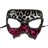 Leopard Print Mask - Pink & White Dress Up Not specified 
