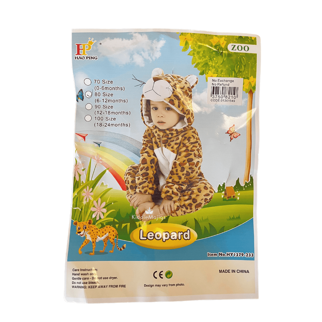Leopard Toddler Costume 6-12 Months Dress Up Not specified 