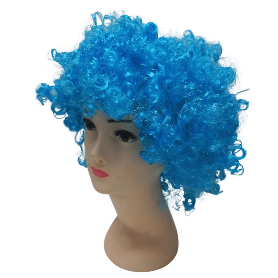 Light Blue Afro Wig - Child Dress Up Not specified 