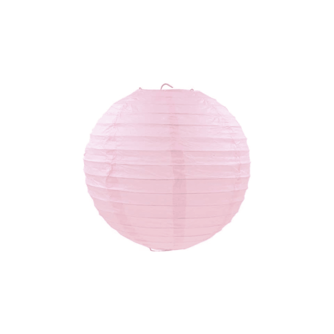 Light Pink Paper Lantern 20cm Parties Not specified 