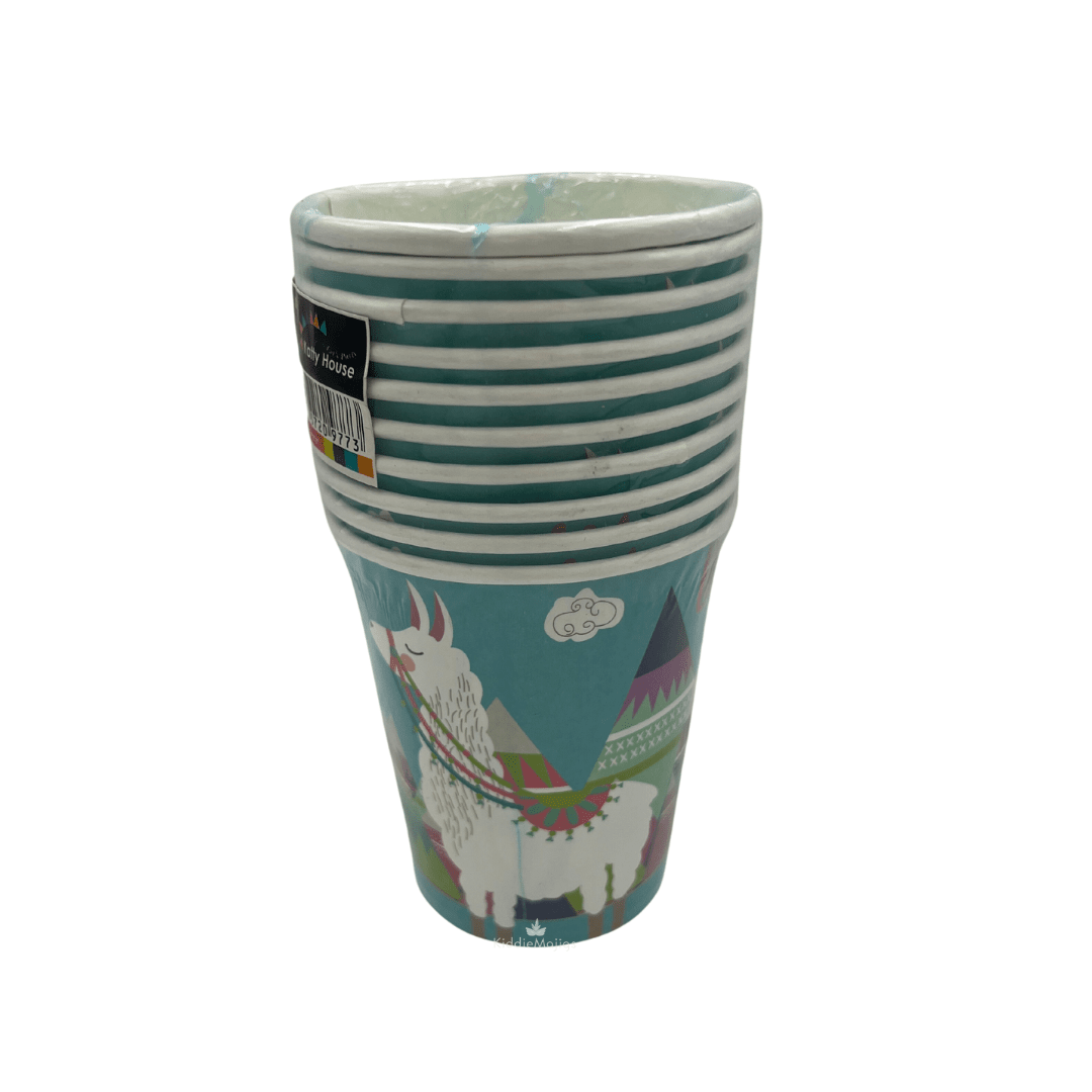 Llama Party Paper Cups 10pc Parties Not specified 