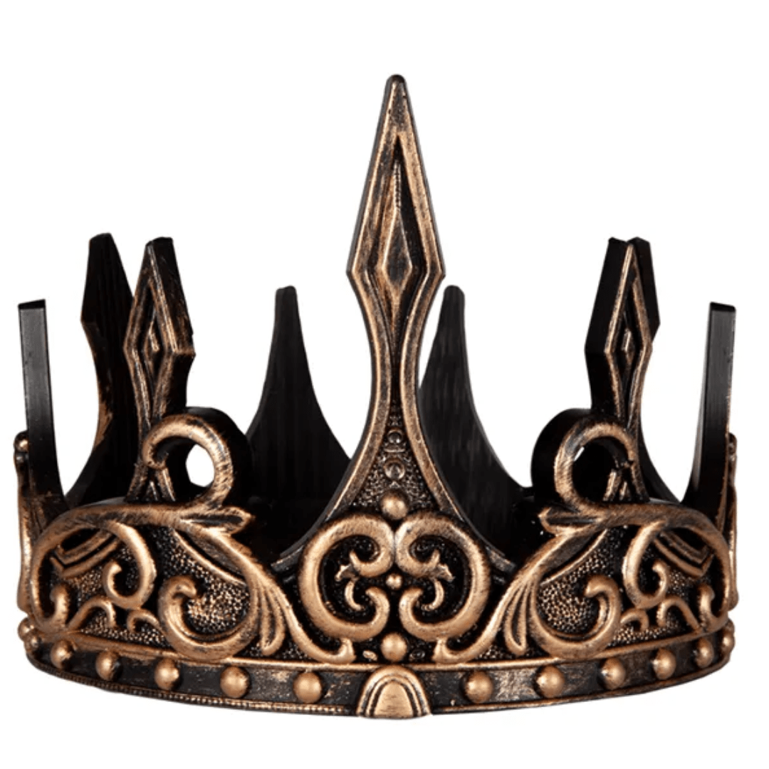 Medieval Crown (Gold & Black) Dress Up Not specified 