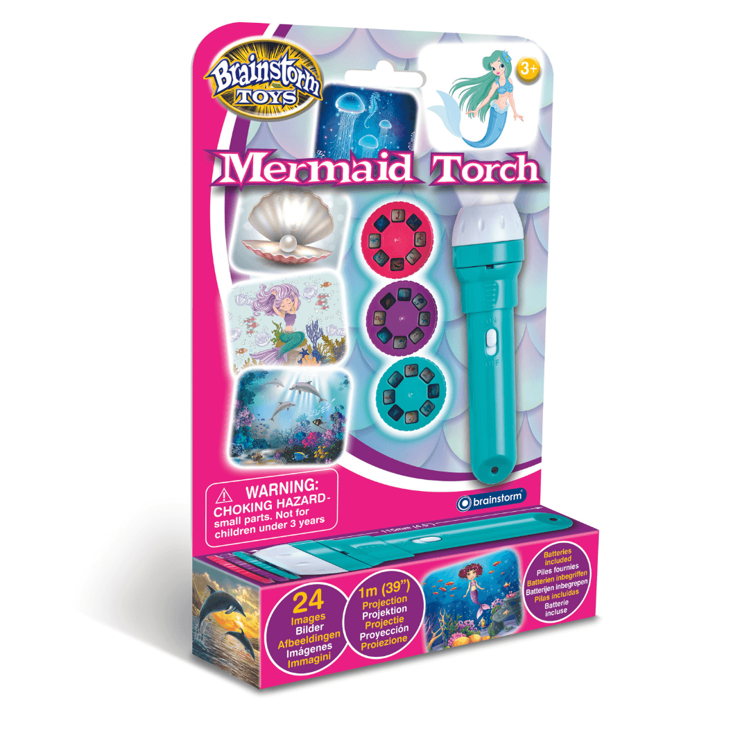 Mermaid Torch and Projector Toys Brainstorm 