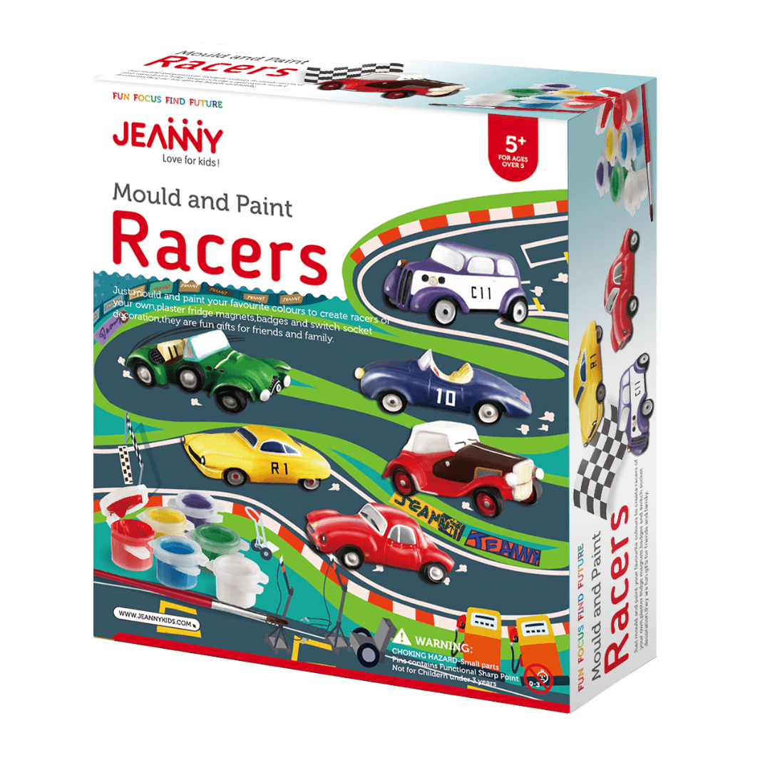 Mould and Paint Racers Toys Jeanny 
