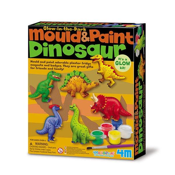 Mould & Paint Dinosaur World Toys 4M 