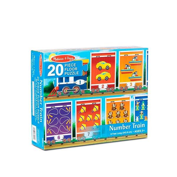 Number Train Floor Puzzle (20 pc) Toys Melissa & Doug 