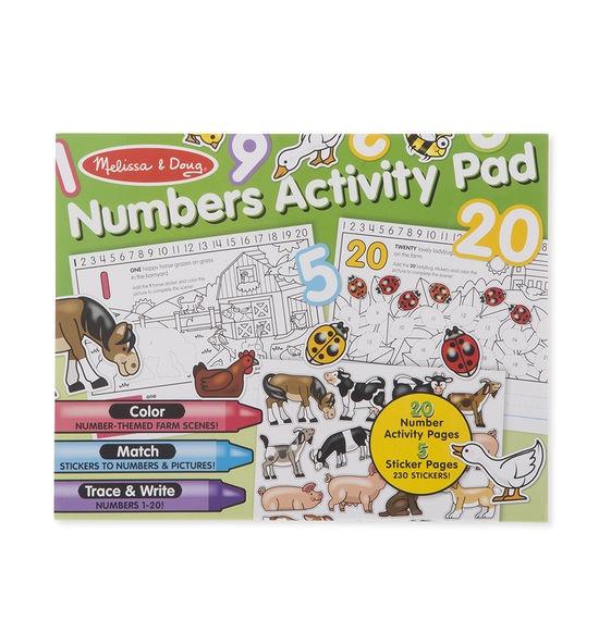 Numbers Activity Pad Toys Melissa & Doug 