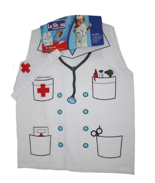 Nurse Shirt (Age 3-6) Dress Up Not specified 