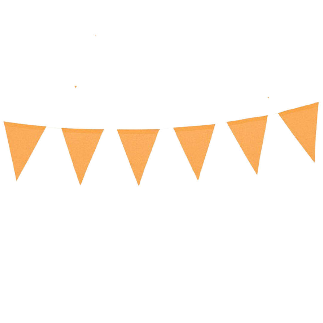 Orange Party Bunting Parties Not specified 