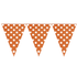 Orange Polka Dot Bunting Parties Not specified 