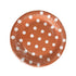 Orange Polka Dot Plates Parties Not specified 