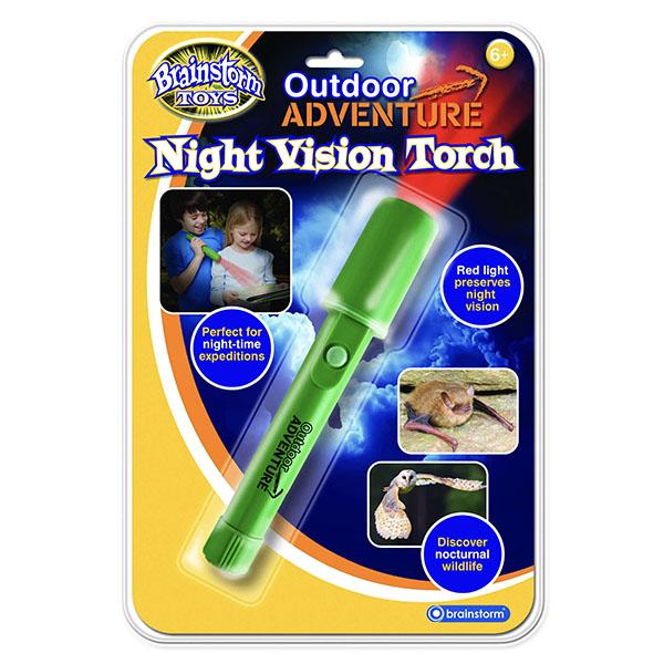 Outdoor Adventure Night Vision Torch Toys Brainstorm 