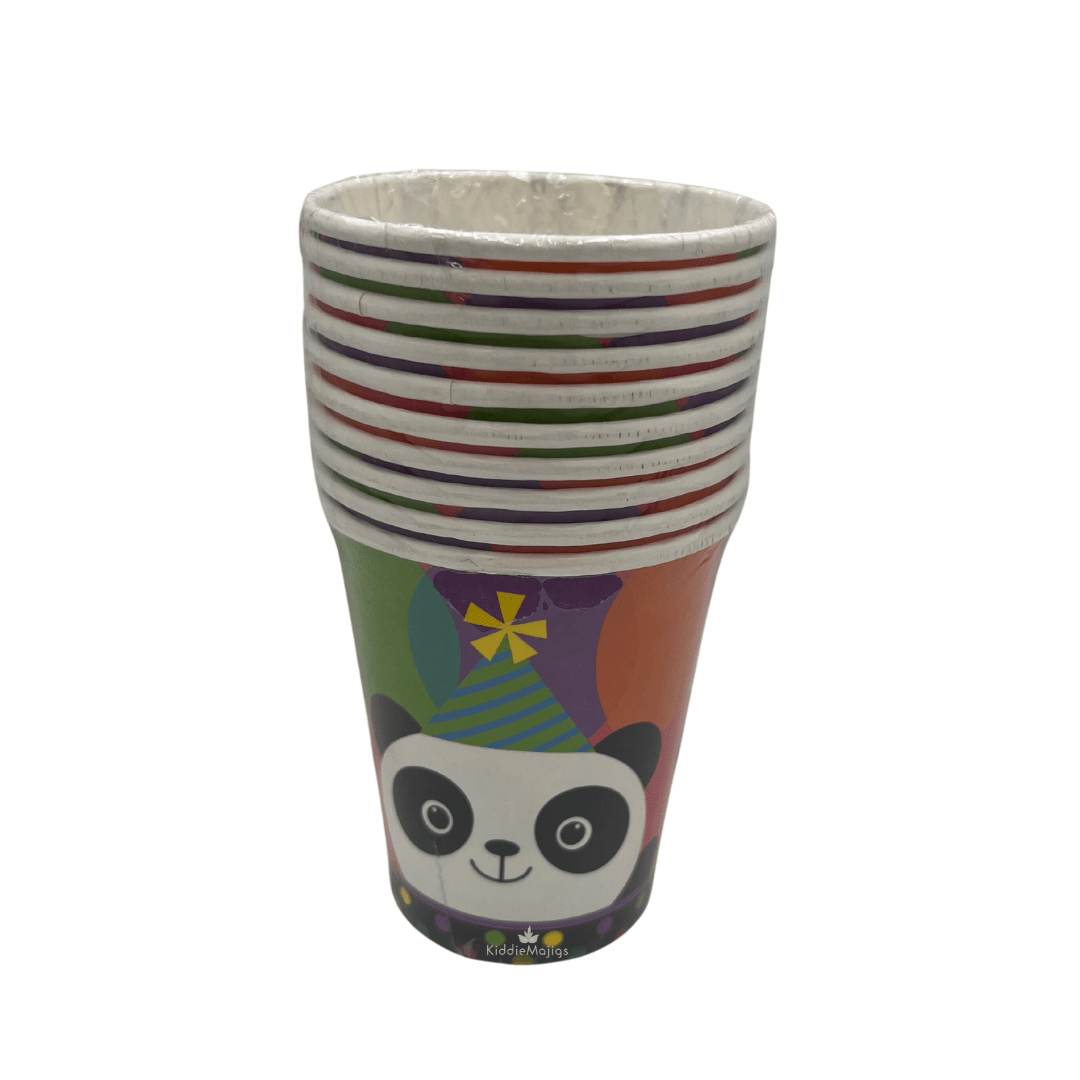 Panda Paper Cups 10pc Parties Not specified 