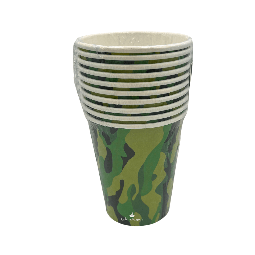 Paper Party Cups Army 10pc Parties Not specified 