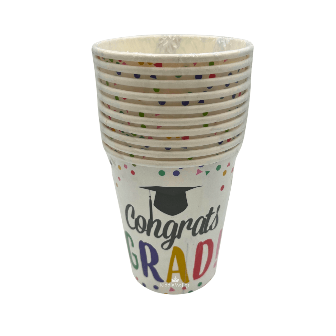 Party Paper Cups Congrats Grad 10PC Parties Not specified 