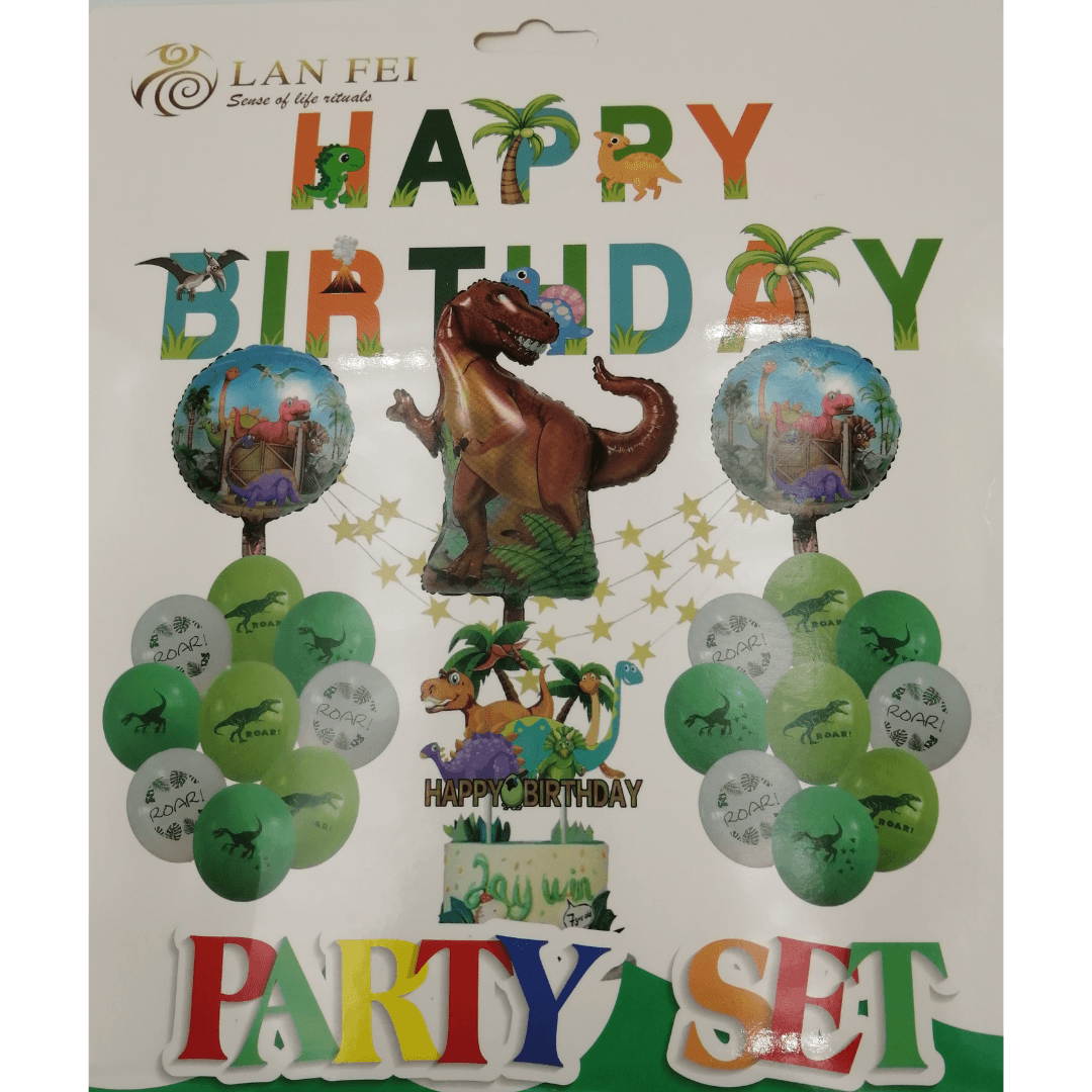 Party Set+Balloon Set Dinosaurs General Not specified 