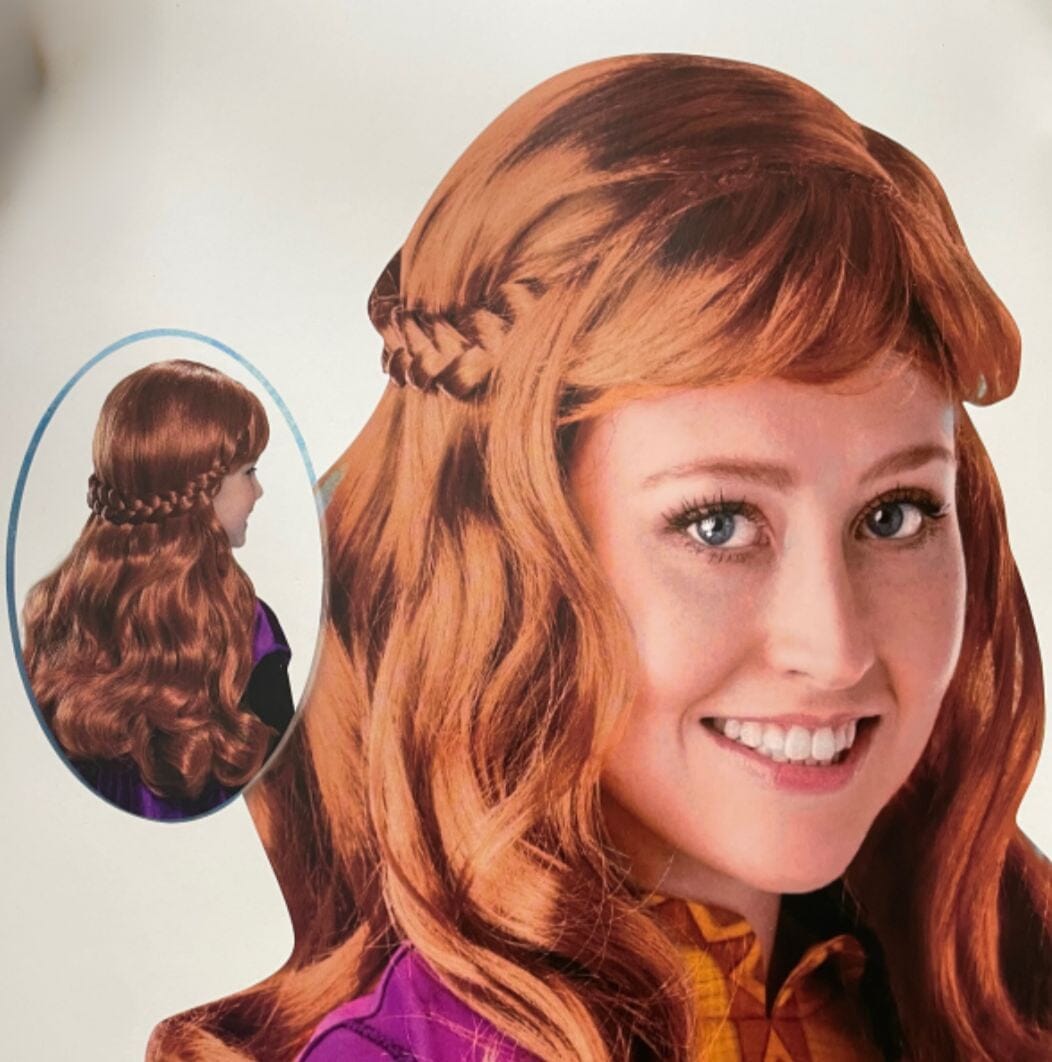 Party Wig Anna Dress Up Not specified 