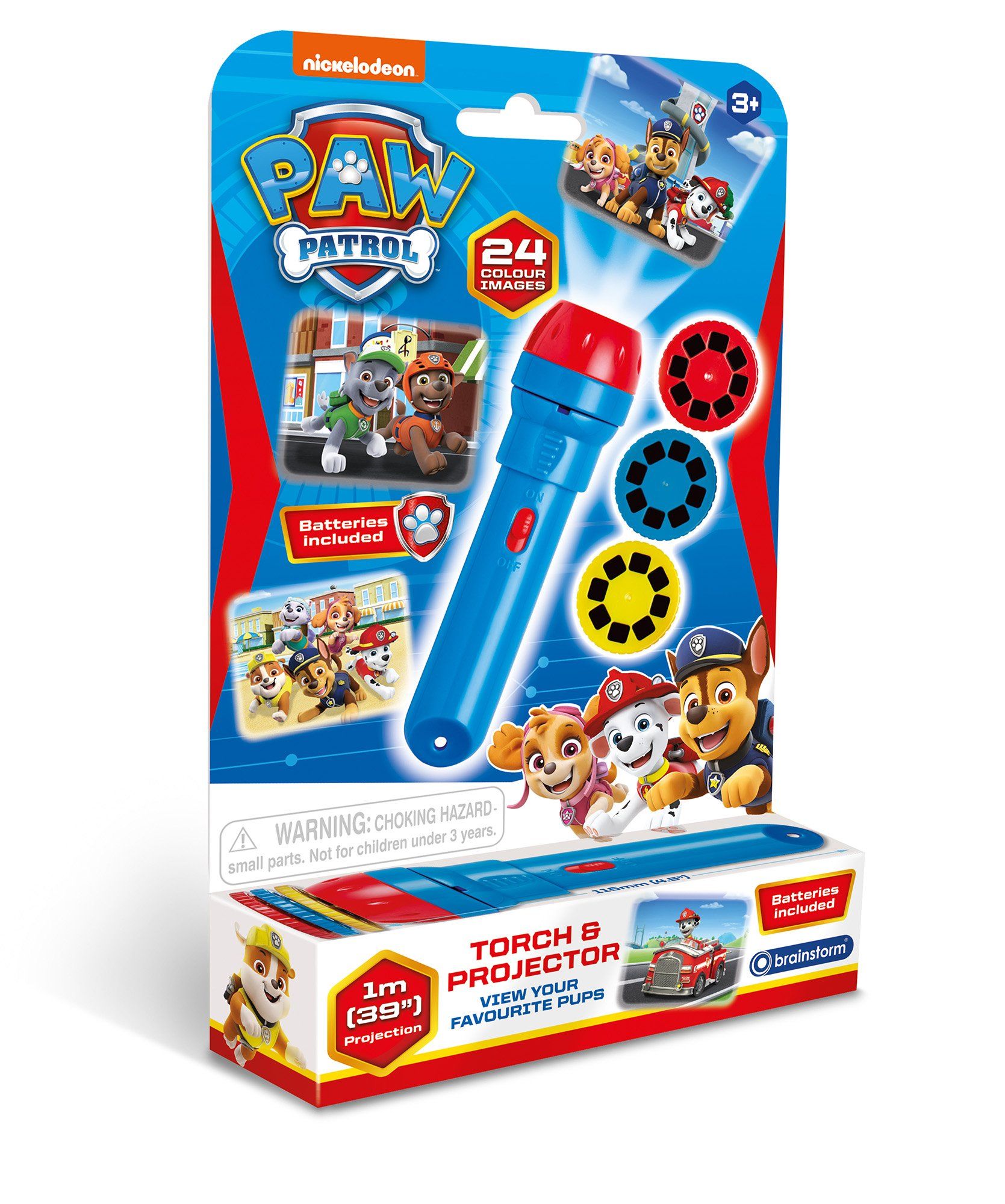 Paw Patrol Torch and Projector Toys Brainstorm 