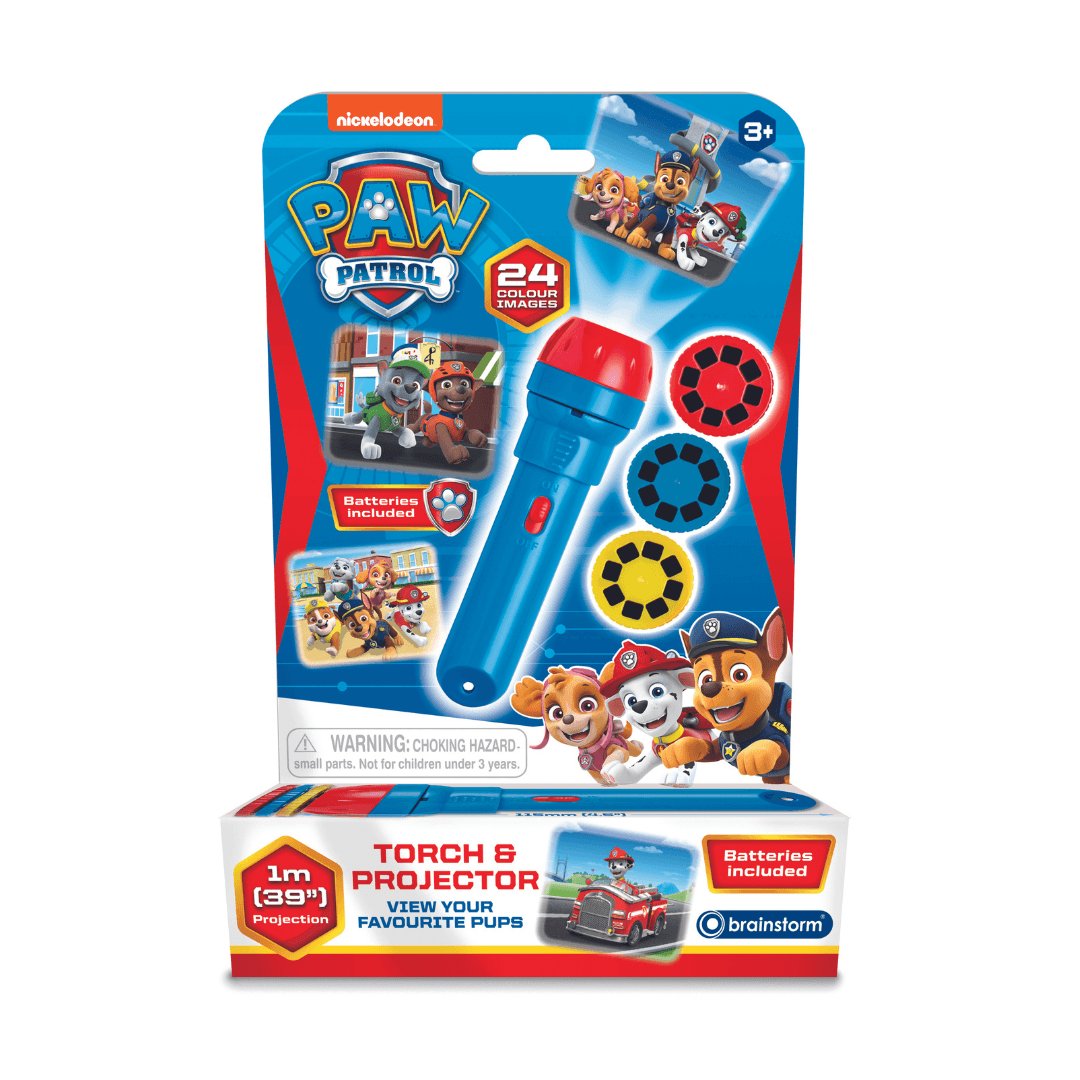 Paw Patrol Torch and Projector Toys Brainstorm 