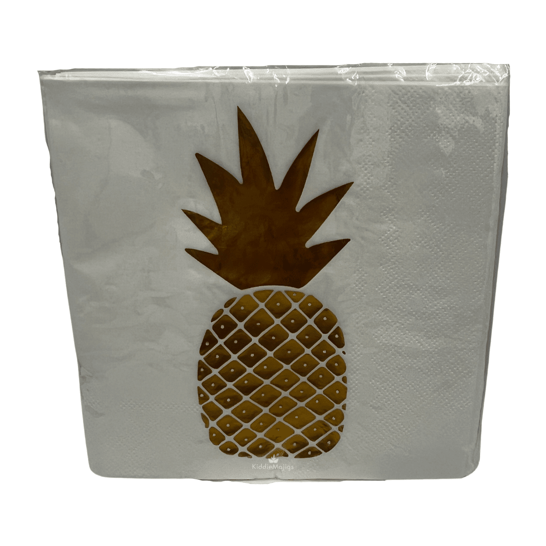Pineapple Serviette 20pc Parties Not specified 