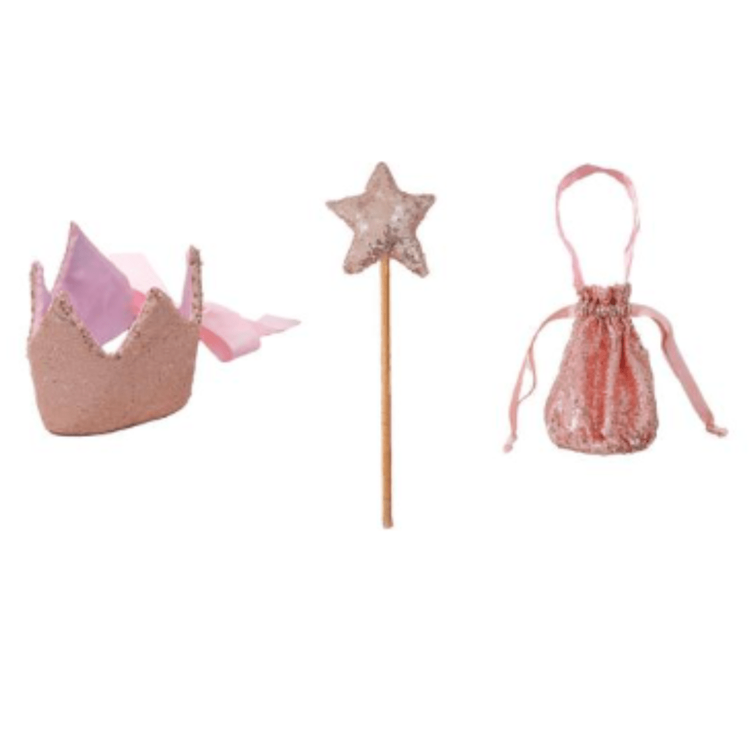 Pink Sequin Accessories Set (3pcs) Dress Up Not specified 