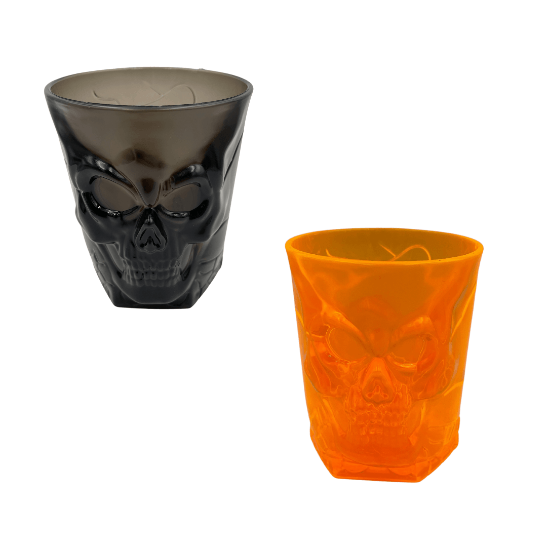 Plastic Cup Skull Face Halloween Not specified 