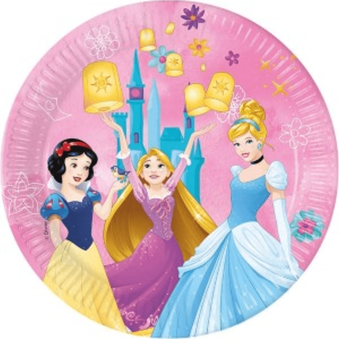 Princess Live Your Story Paper Plates 23CM 8PC Parties Not specified 