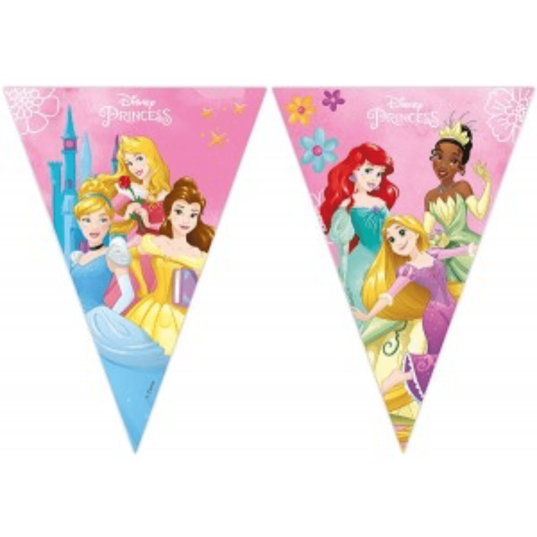Princess Live Your Story Triangle Flag Banner Parties Not specified 