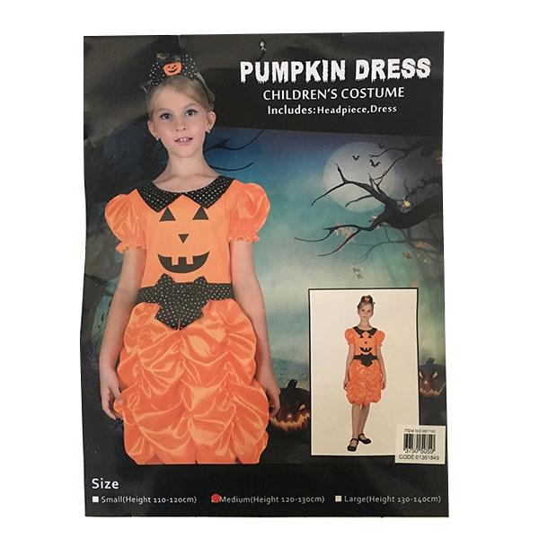 Pumpkin Dress M (120-130cm) Dress Up Not specified 